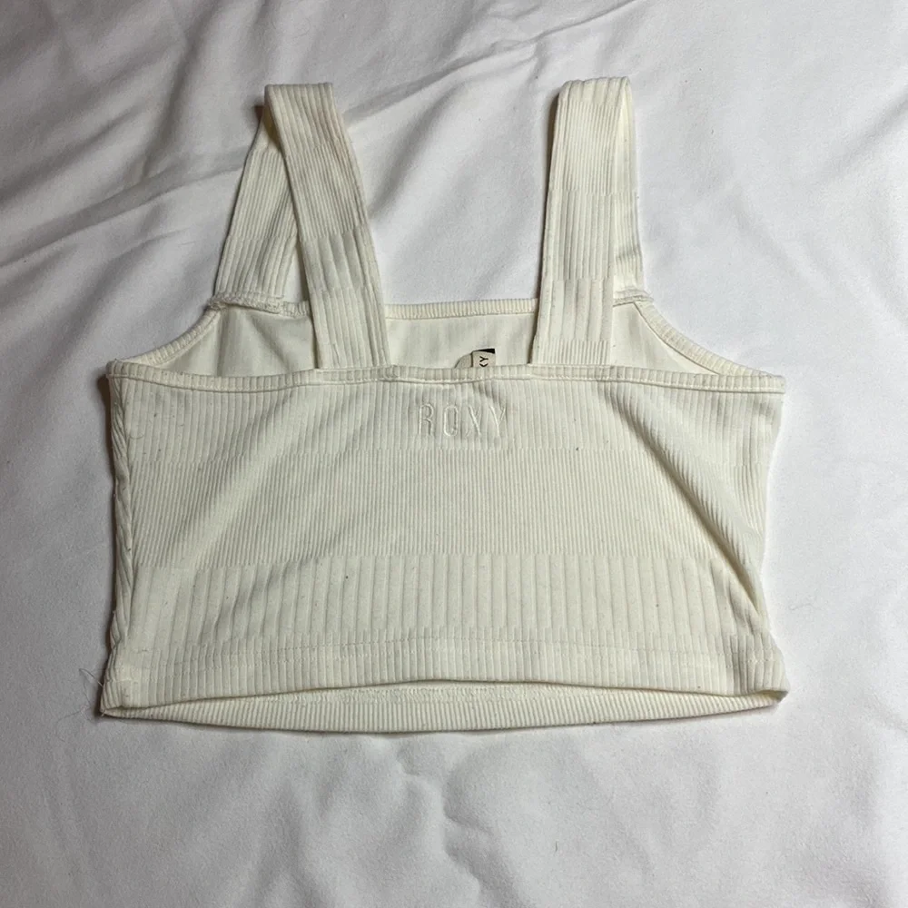 White Roxy Tank Top - Picture 2 of 2